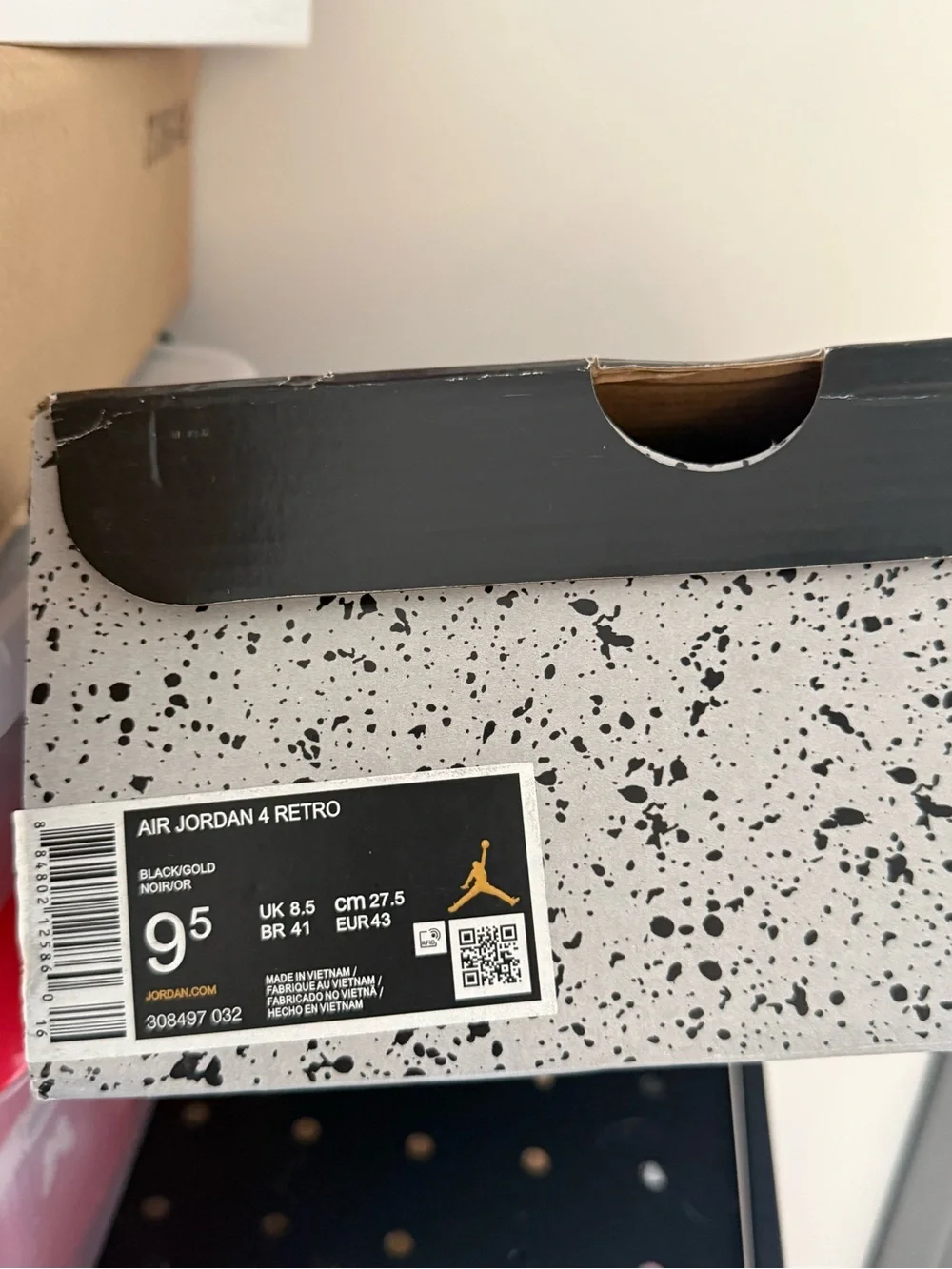Air Jordan empty shoe box